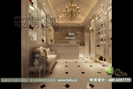 上海市上海秀妍丽舍欧式空间精致细节的同时更是增加空间高贵感。美容院装修设计案例美容院装修案例