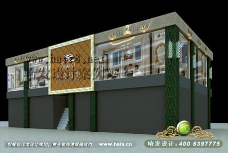 贵州省贵阳市精致温馨时尚混搭发廊设计案例