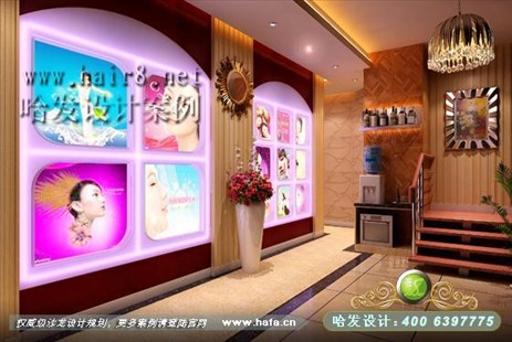 广东省珠海市紫色浪漫、原木古香之奢华美容院装潢案例