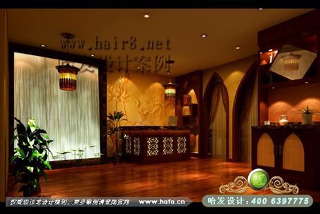 上海市现代东南亚美容院装修案例