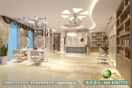 江苏省南京市现代简约时尚美发设计案例发廊设计案例
