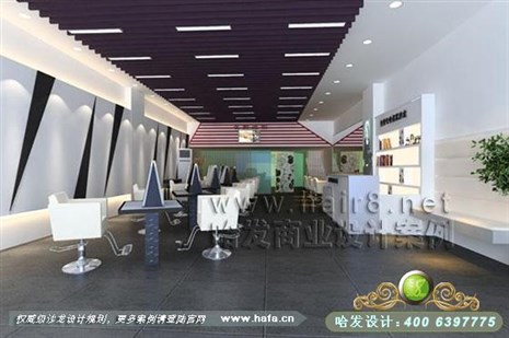 江苏省南京市专业个性风格发廊装修设计案例