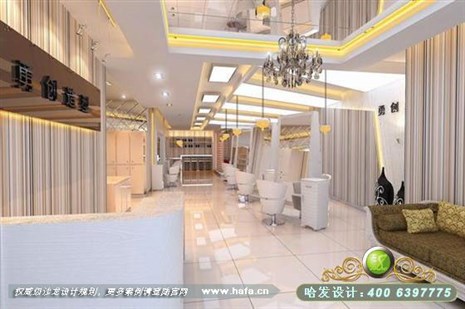 江苏省南京市中型美发店装修设计案例