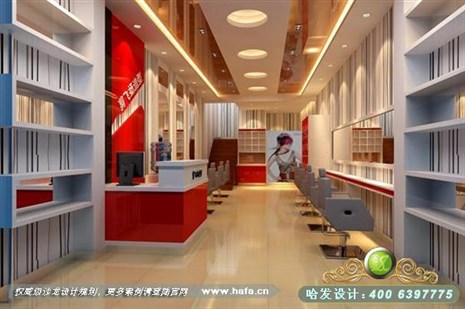 江苏省徐州市个性精致美发店装修设计案例