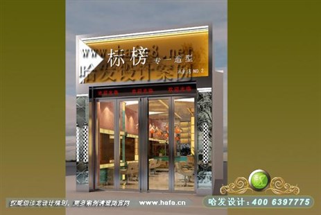 江苏省扬州市多元化风格美发店装修案例