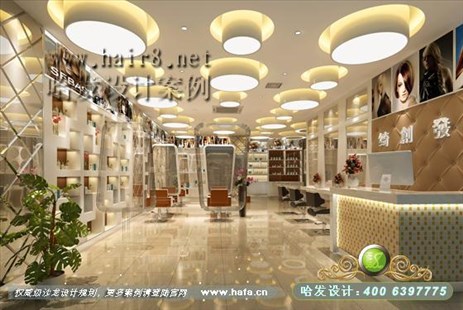 重庆市浪漫个性时尚混搭美发店装修设计案例