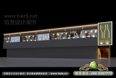 江西省樟树市现代时尚又不失高端大气美发店装修案例发廊设计案例