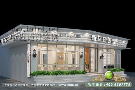 贵州省贵阳市日式清新时尚发廊设计案例