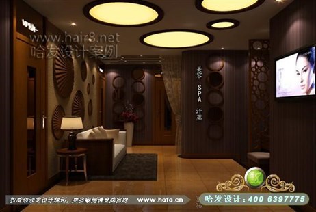 江苏省南京市本案为中式设计风格，在此可以完全放松身心陶醉在舒适的情境中美容店装修案例