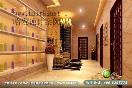 广东省珠海市紫色浪漫、原木古香之奢华美容院装潢案例
